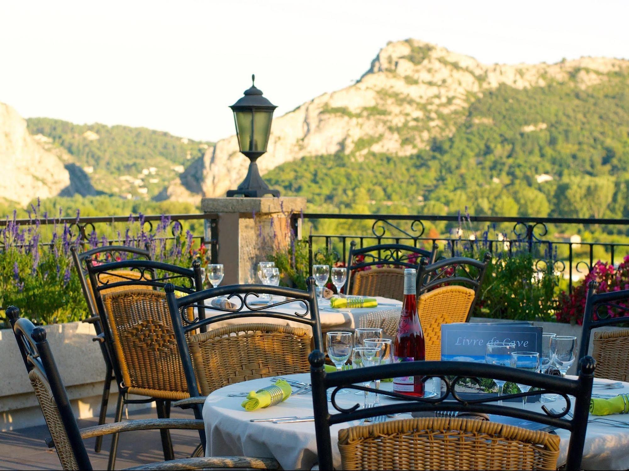 Logis Hotel Restaurant La Porte Des Cevennes Anduze Dış mekan fotoğraf