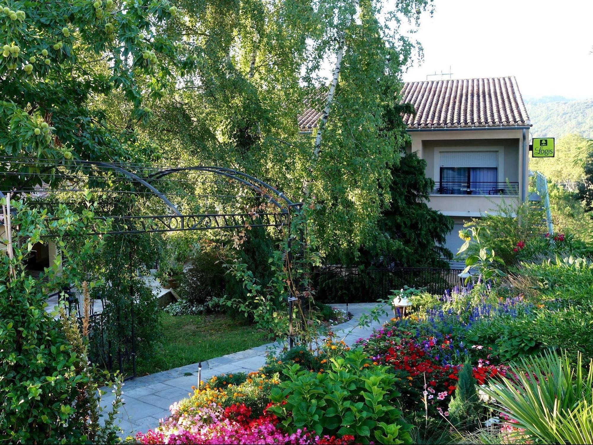 Logis Hotel Restaurant La Porte Des Cevennes Anduze Dış mekan fotoğraf